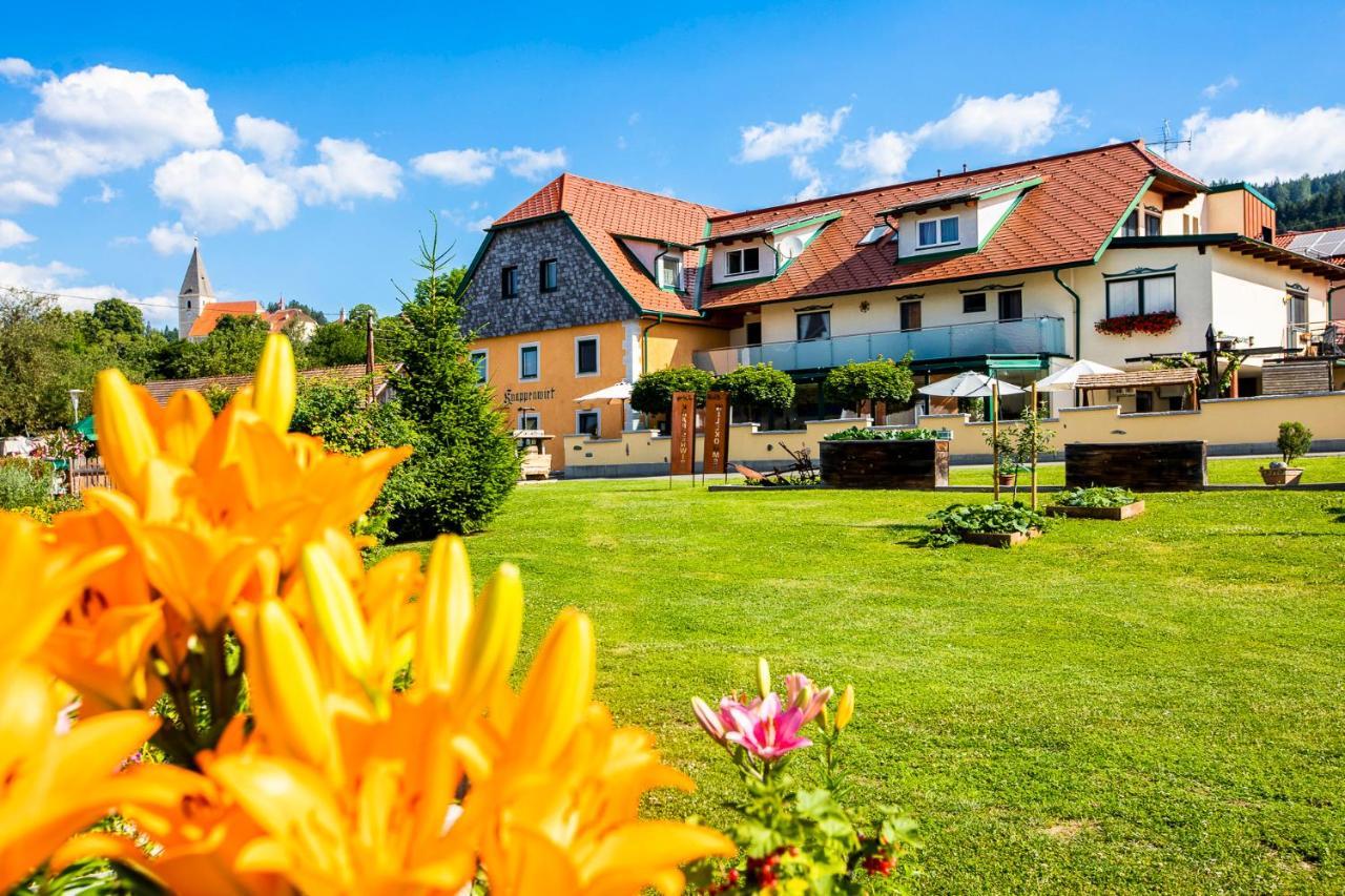Gasthof Knappenwirt Mariahof Esterno foto
